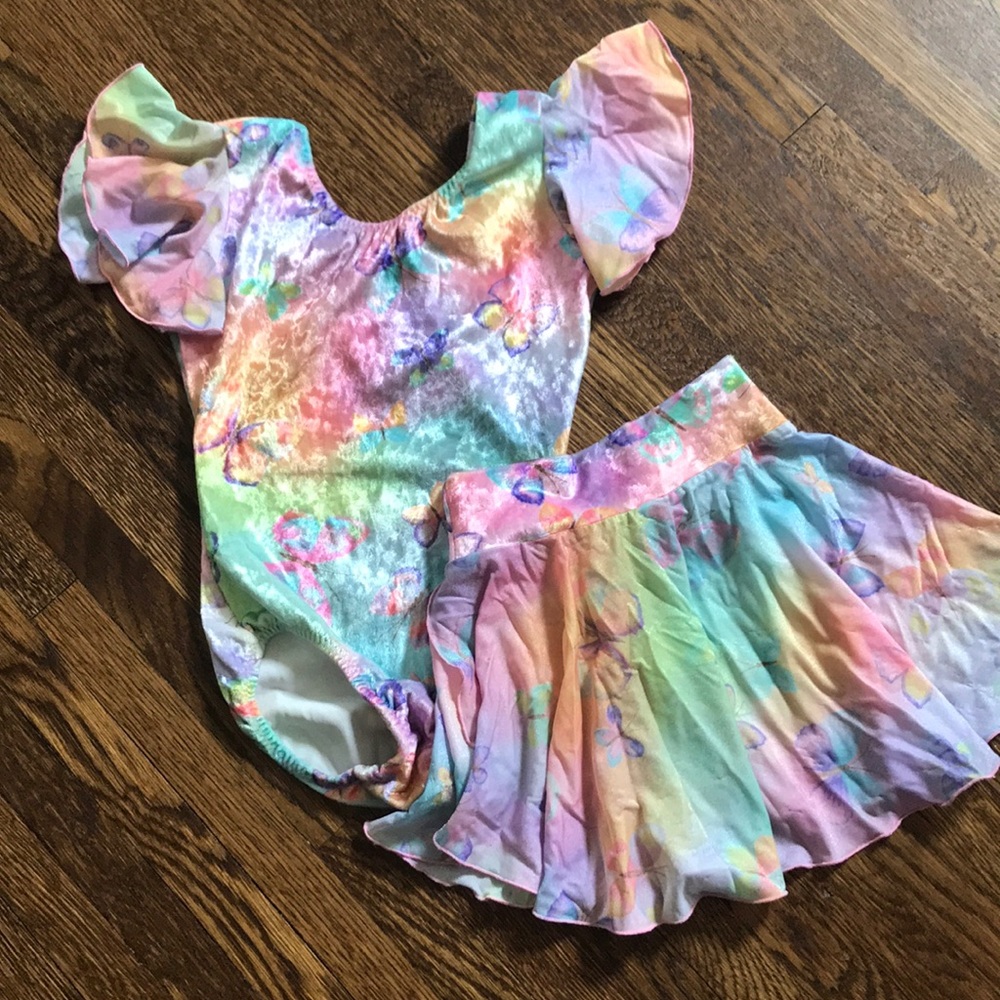Toddler leotard and tutu set